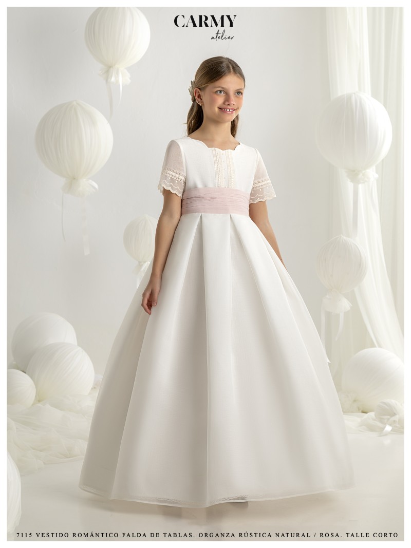 MADE TO ORDER - Carmy Spanish Communion - 7115 - Please allow 12 weeks for delivery - Enquire for Price