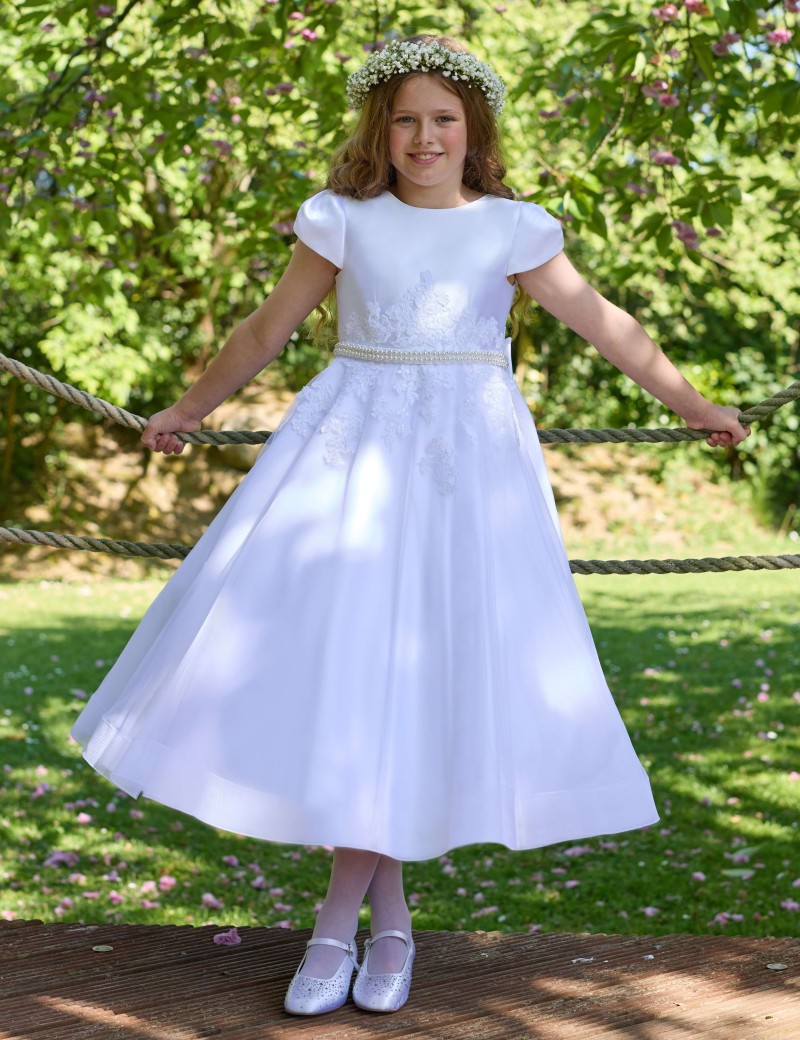 Full Length Communion Dress - Isabella IS26370 - AGE 8, 9 & 9X ONLY