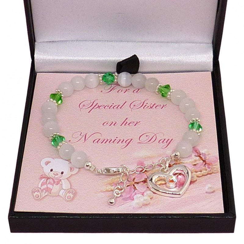 ***UK CUSTOMERS ONLY*** Naming Day  Bracelet with Birthstones