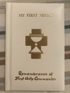 White My First Missal Communion Book - C4122/WH