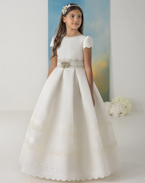 sachin and babi light blue dress First Holy Communion Dresses – Teter Warm