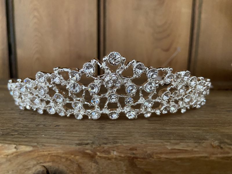 First Holy Communion Tiara - Sparkling Diamante - Little People 5279