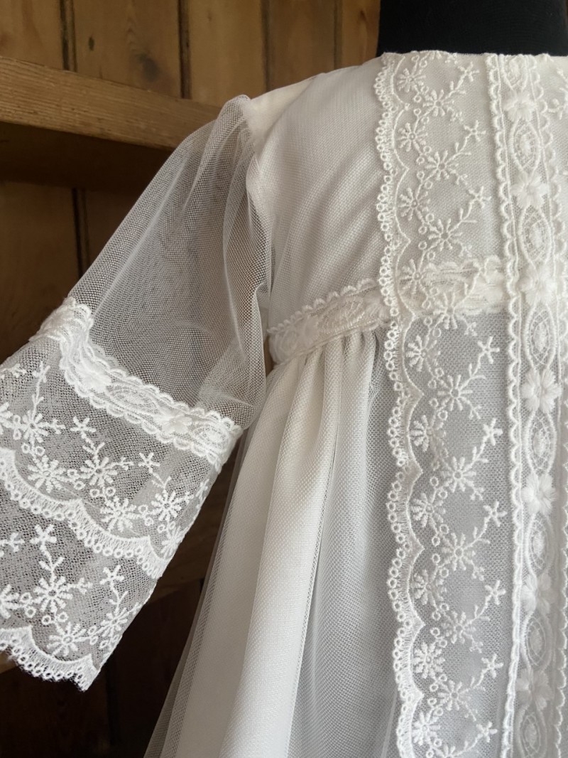 Spanish Ivory Christening Gown