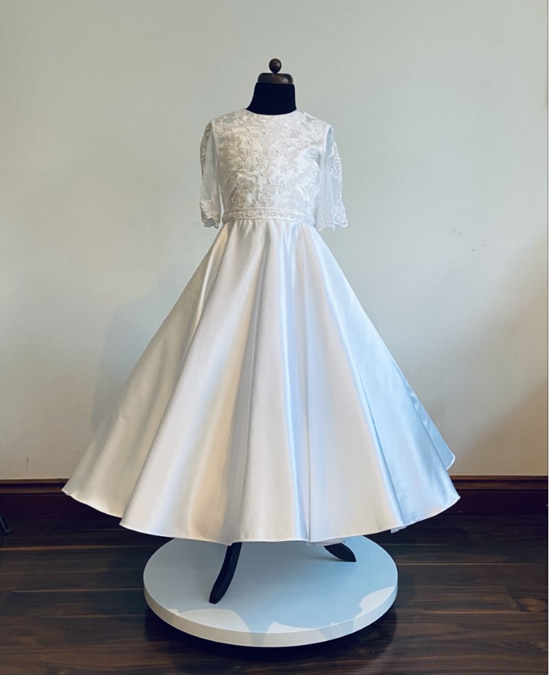 Bally Length Communion Dress - Isabella IS234