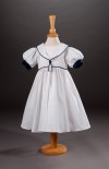 Christening Dress Tanya - Linen look cotton s
