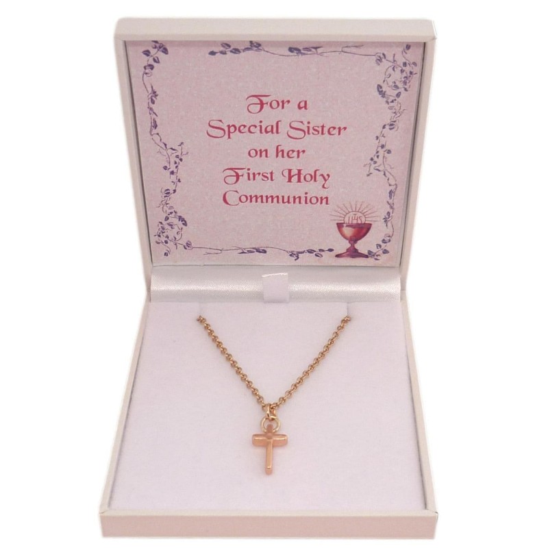 ***UK CUSTOMERS ONLY*** Rose Gold Cross Neckl