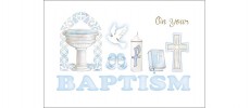 Baptism Card for Boys - 22654
