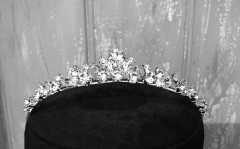 First Holy Communion Tiara - Sparkling Diamante - Little People 4927 