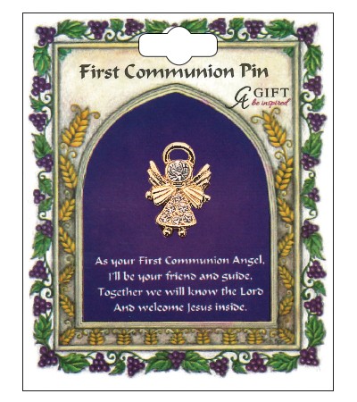 Guardian Angel First Holy Communion Pin - C1778