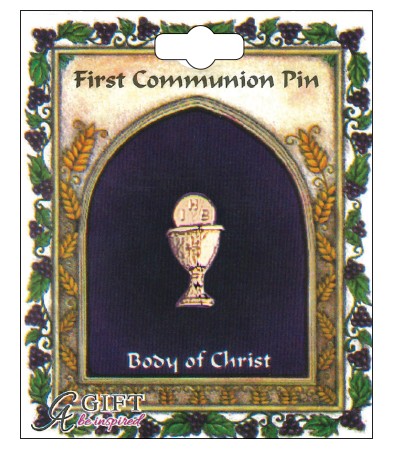 Chalice First Holy Communion Lapel Pin
