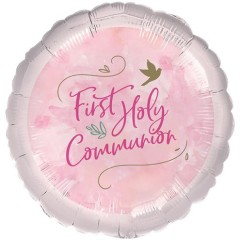 Pink First Holy Communion Balloon - 18