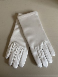 WHITE - First Holy Communion Gloves -  Little People
