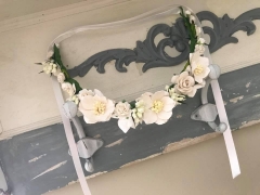 handmade floral crown - spring time