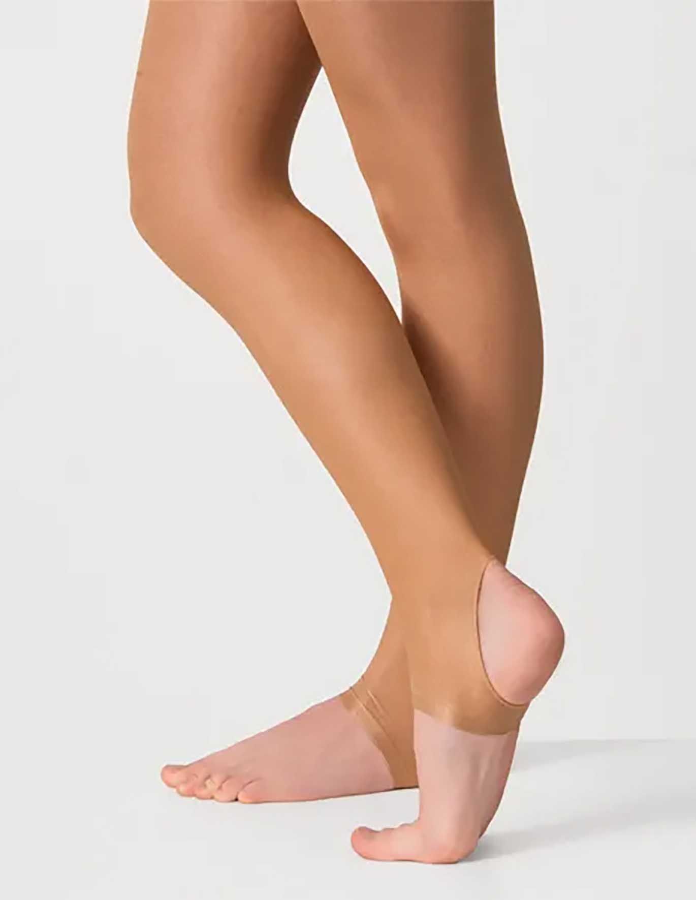 Capezio Ultra Shimmery Stirrup Tights Ladies and Girls 1881