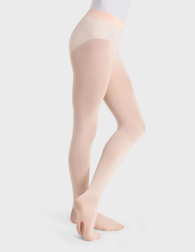 Footless Tight with Self Knit Waistband