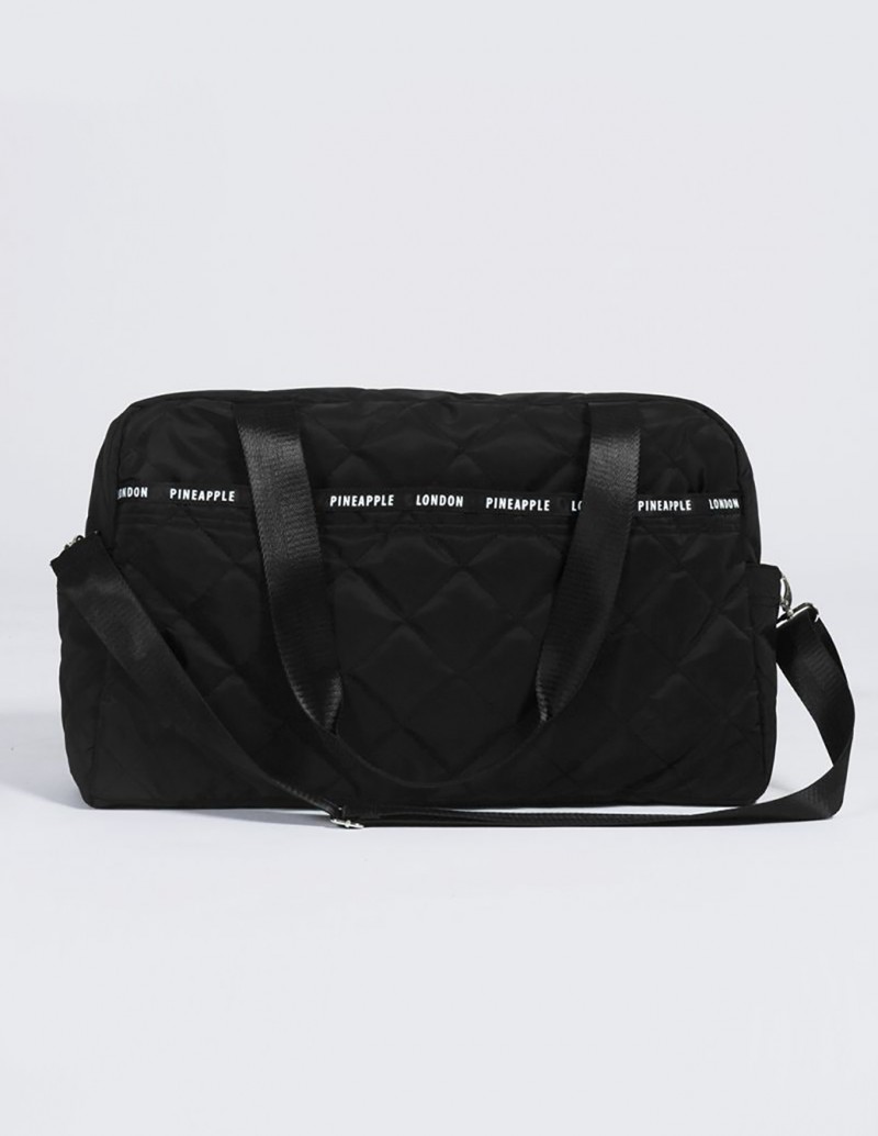 Pineapple Black Quilted Holdall Dance Bag