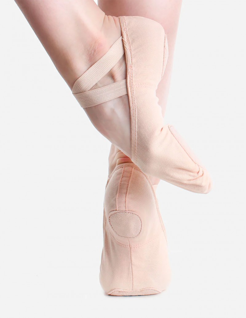 So Danca Vegan Split Sole Canvas Ballet Shoe