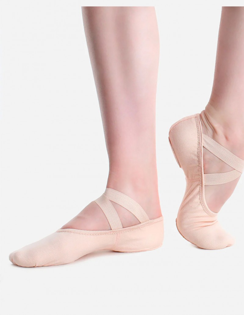 So Danca Vegan Split Sole Canvas Ballet Shoe