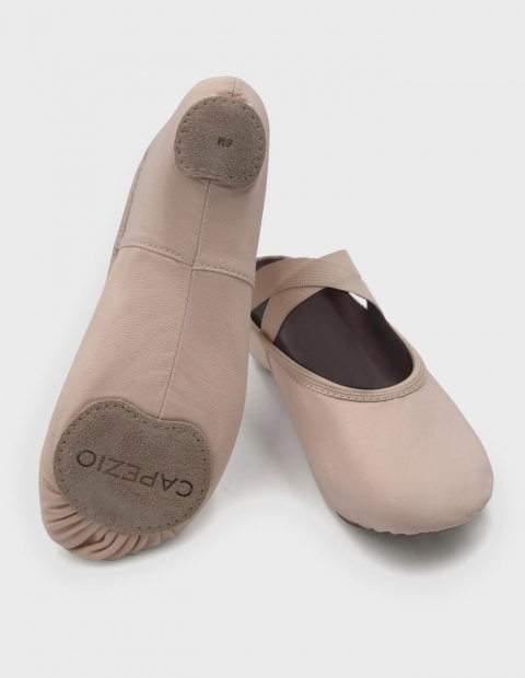 capezio stella essentials split sole canvas ballet shoe