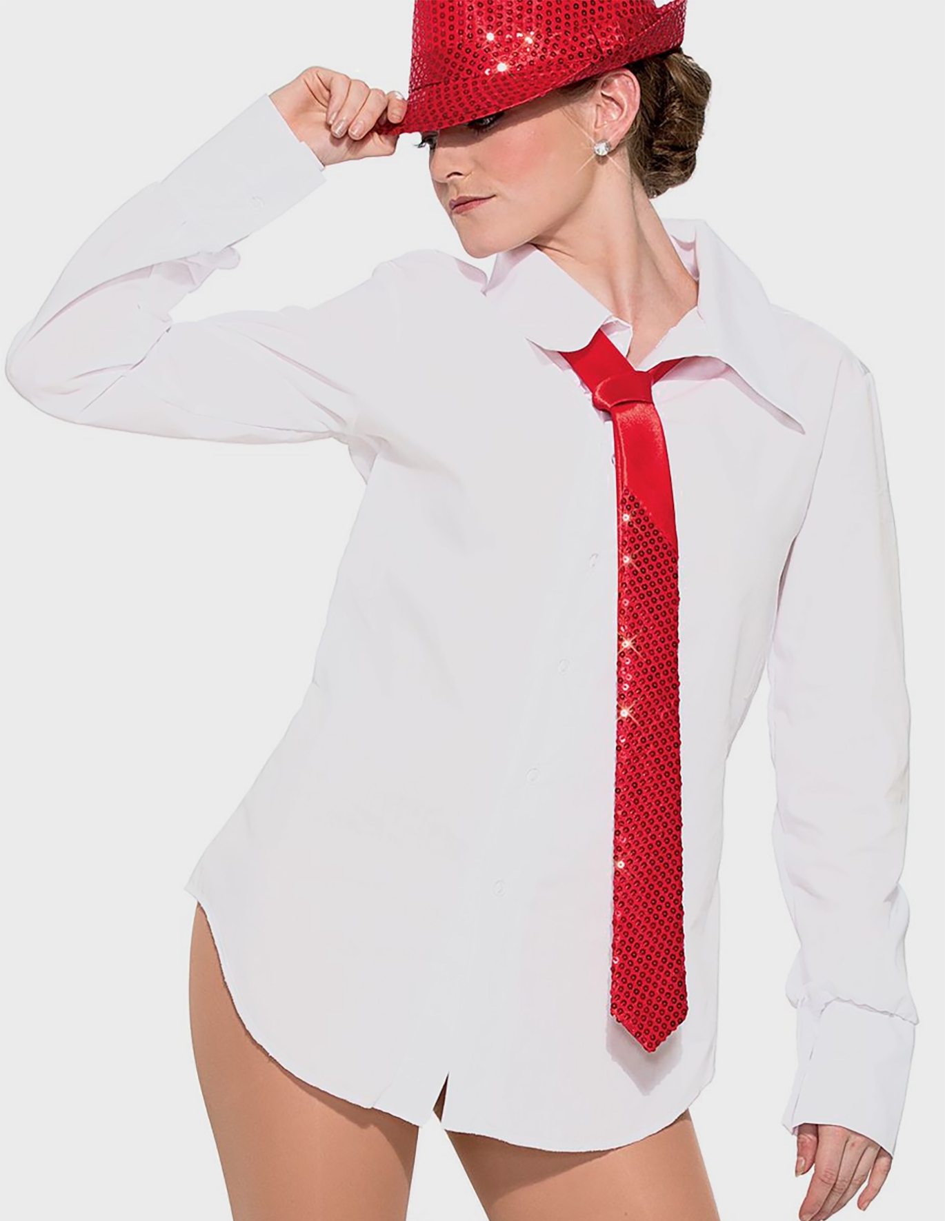 Art Stone Sequinned Tie Dance Costume Accessory Model 8358