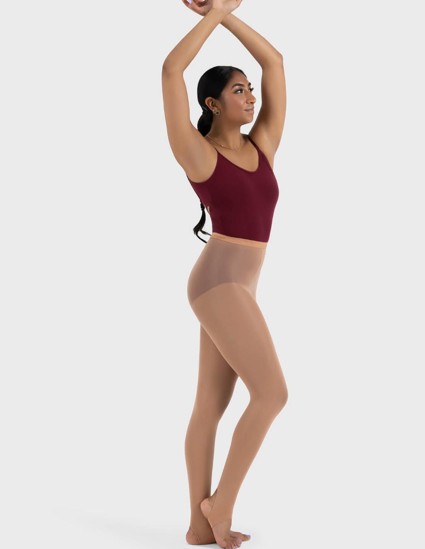 Capezio Damen Essentials Stirrup Tight – Klassische Strumpfhose Mit Steg