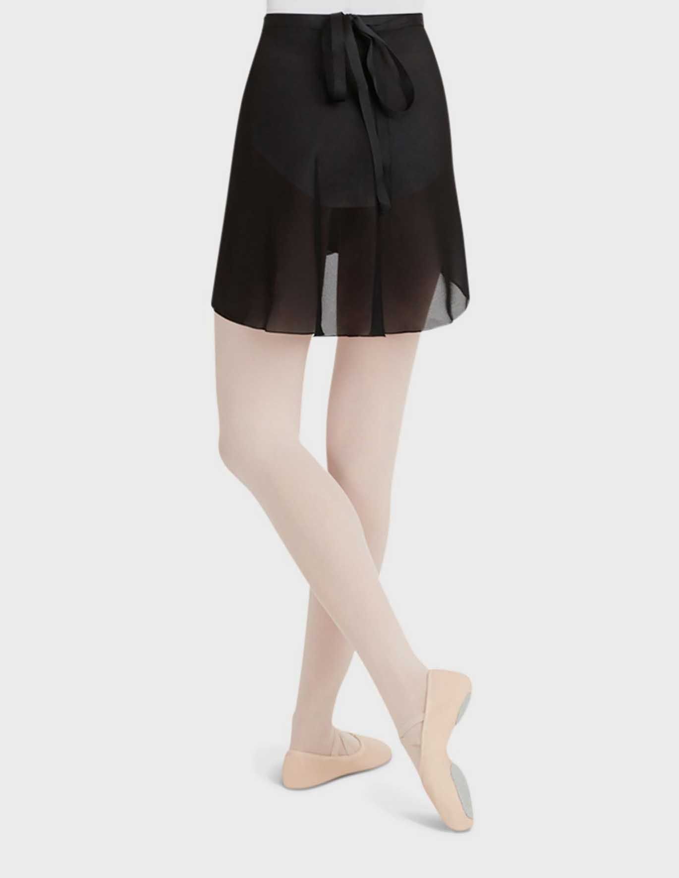 Capezio Short Classic Georgette Wrap Dance Skirt Model 272 