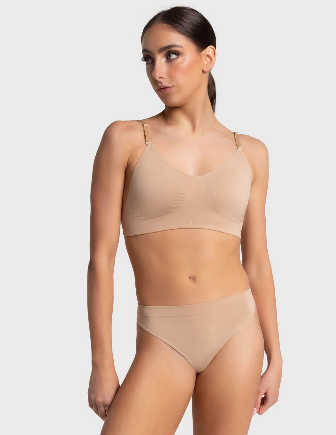 Capezio Clear Back Dance Foundation Bra Model 3683
