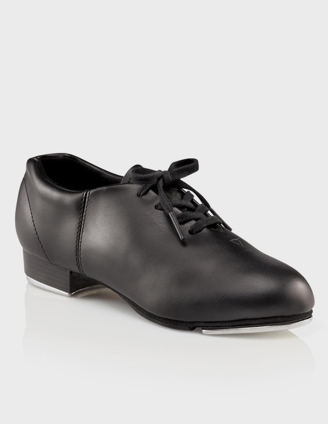 Chaussures De Claquettes (Tap) Capezio Tele Tone - Noir Cuir, Taille 5.5 - Neuf Sans Boîte