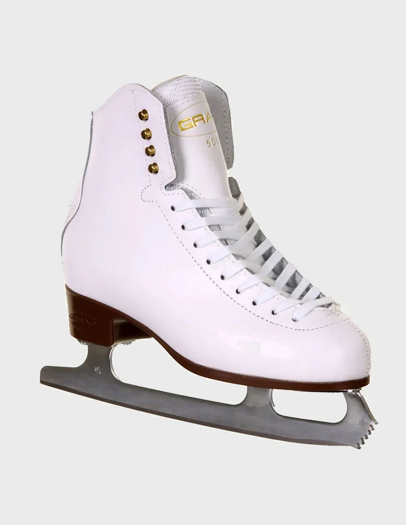 Graf 500 Ice Skates with Attached Sharpened Blades