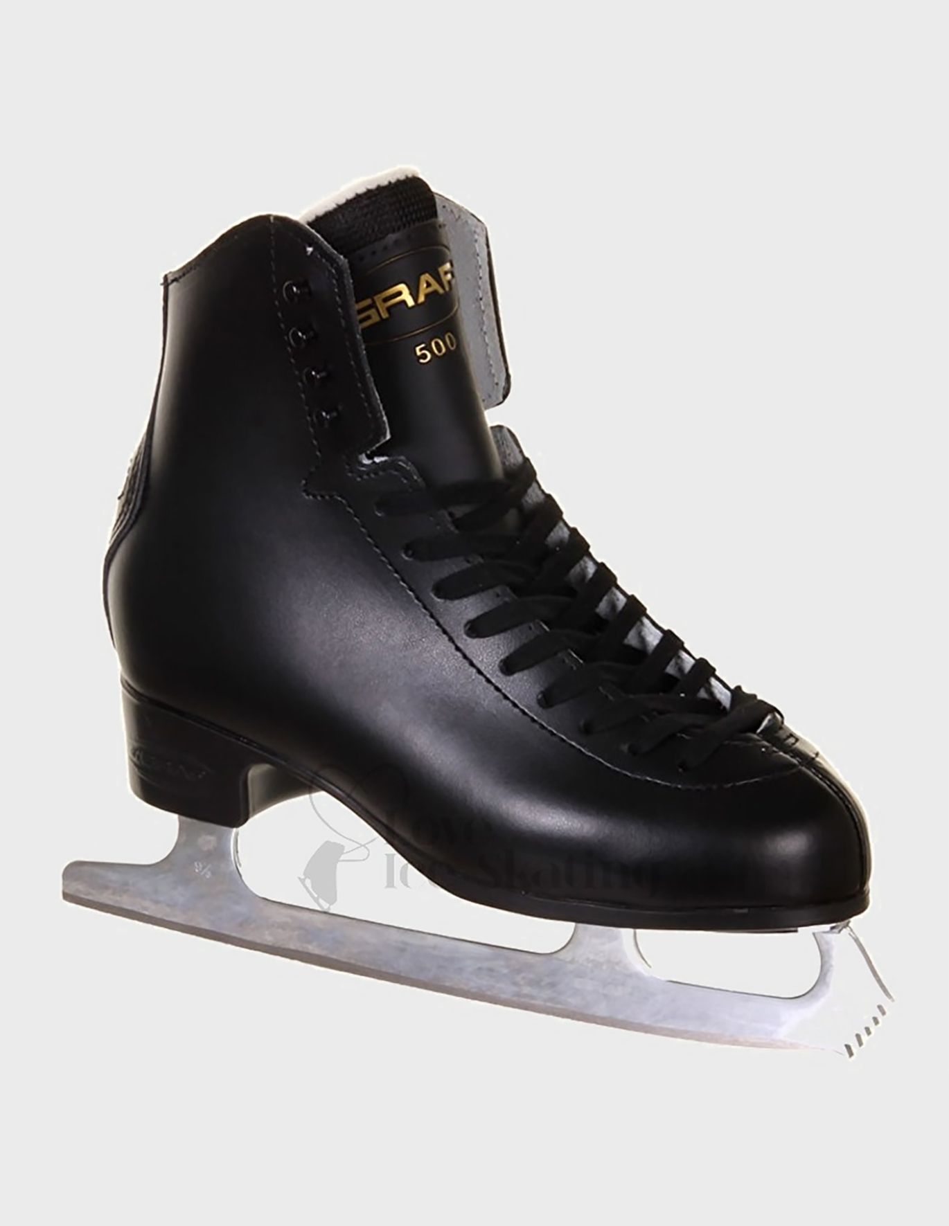 Graf 500 Ice Skates with Attached Sharpened Blades