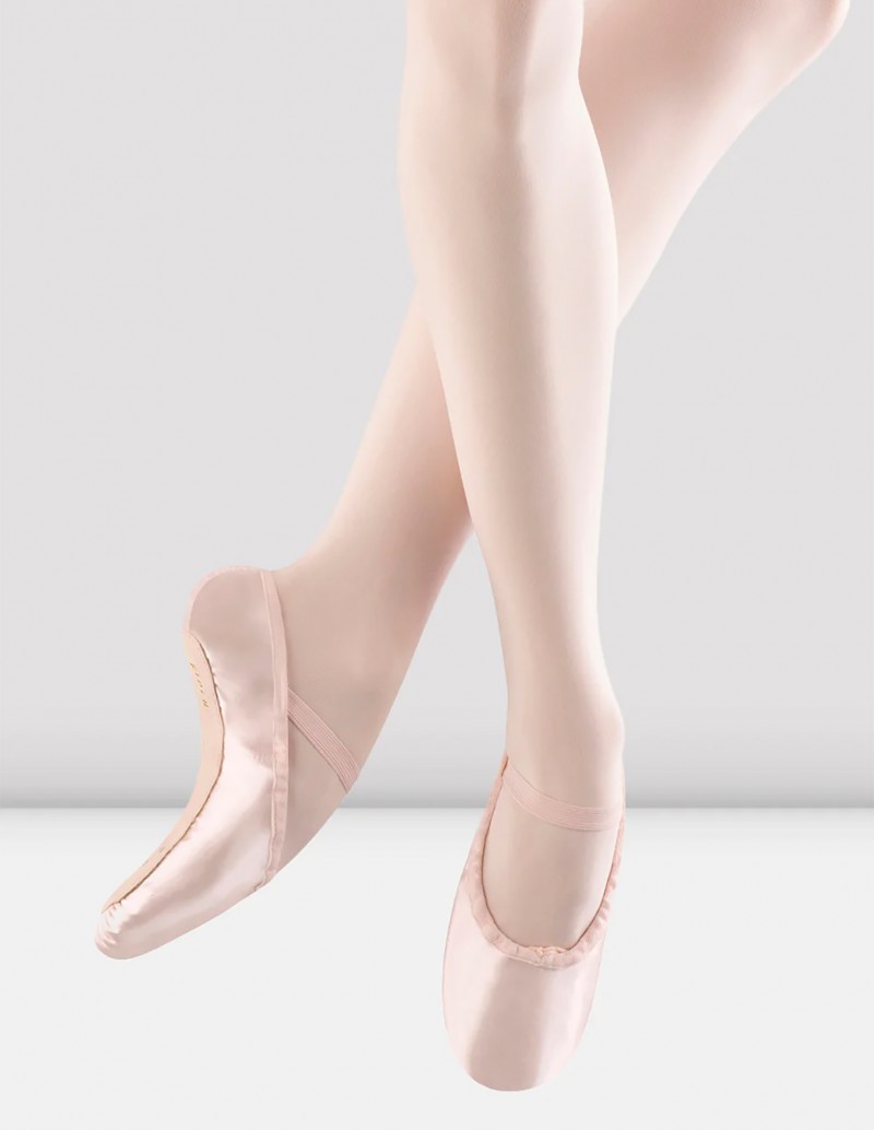 Satin Split Sole and Full Sole Ballet Shoes from