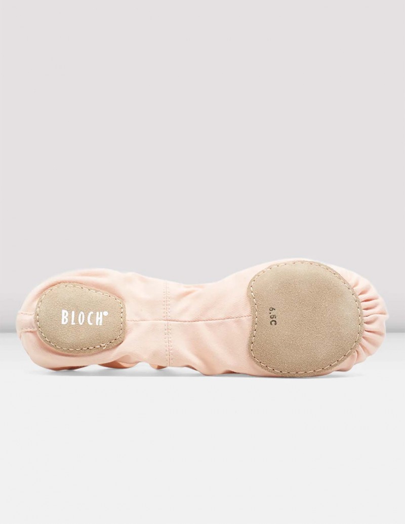 bloch split sole canvas ballet shoes