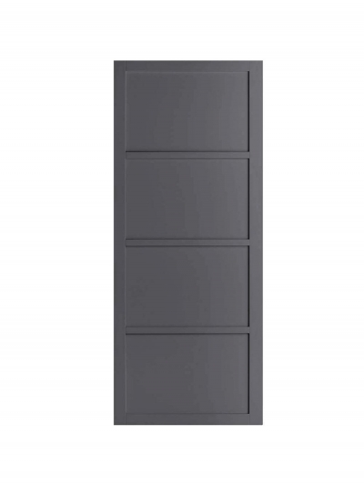 eco-urban handmade internal brooklyn 4 panel dark grey door premium primed dd6307