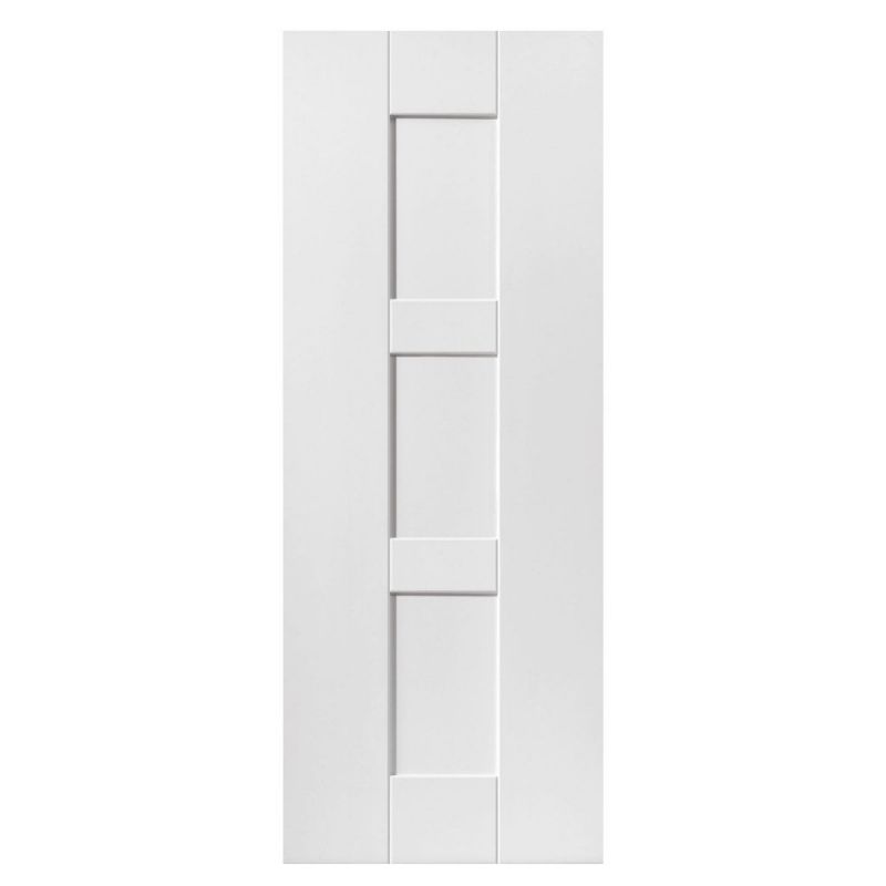 internal white primed geo shaker door
