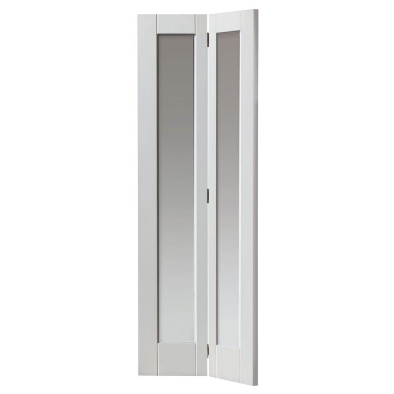 Internal White Primed Tobago Bi-Fold Door