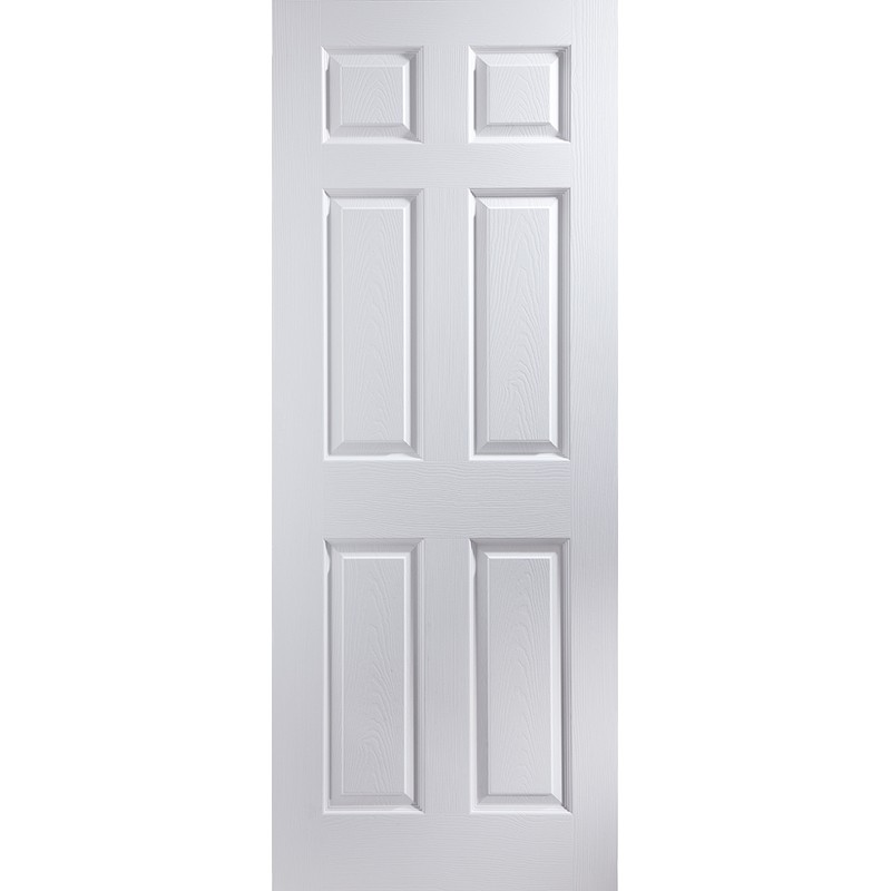 internal white primed bostonian 6 panel door