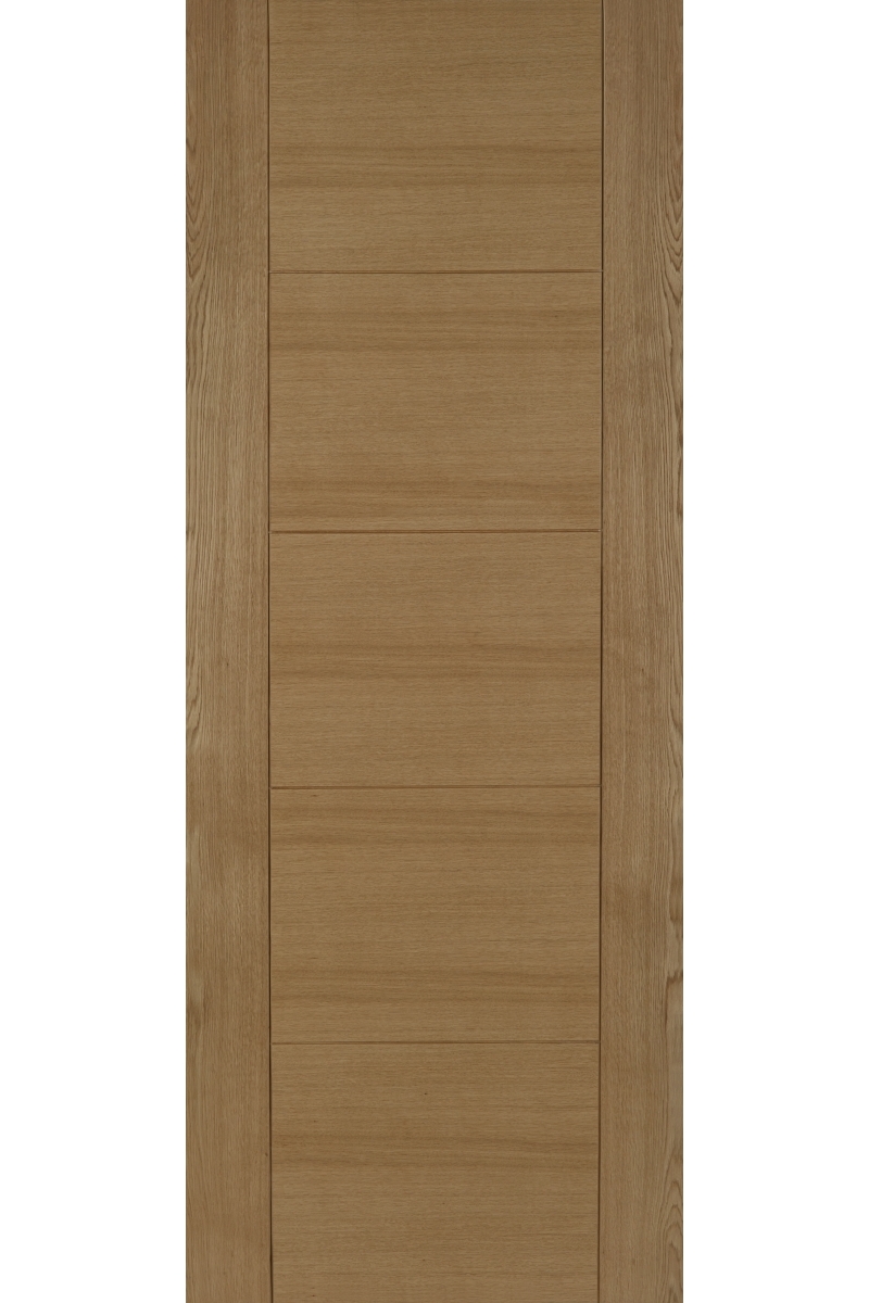 internal oak modern deluxe 5 panel door 