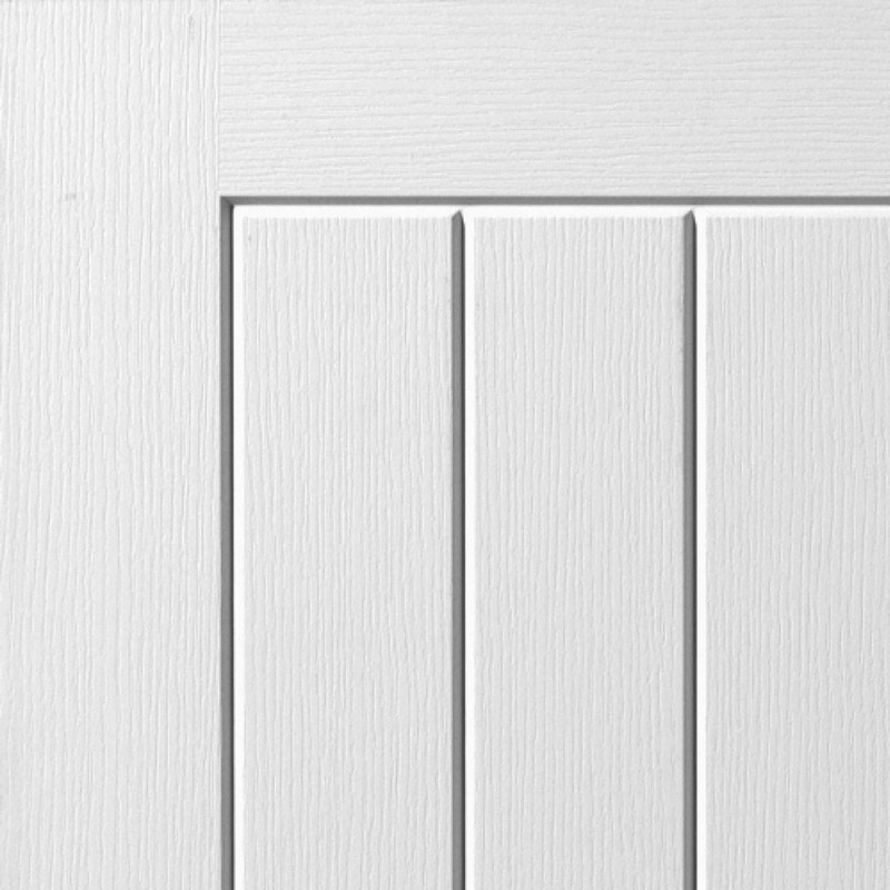 Internal White Primed Cottage 5 Panel Fire Do