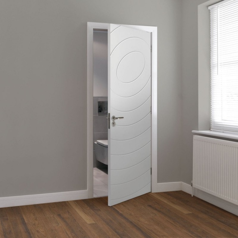Internal White Primed Eclipse Door