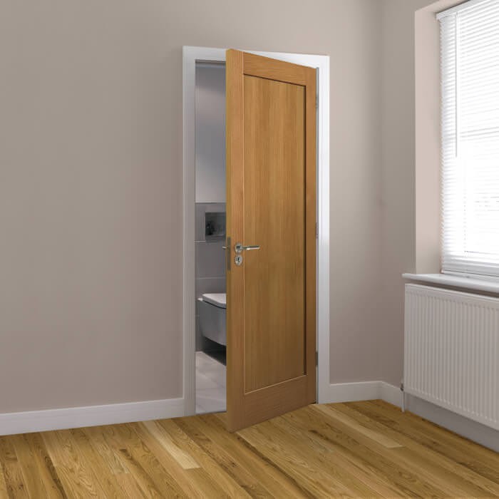 Internal Oak Pattern 10 Etna Panelled Door
