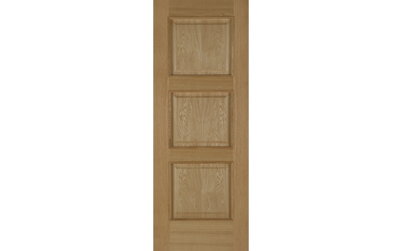 internal oak 3 panel door prefinished